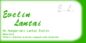 evelin lantai business card